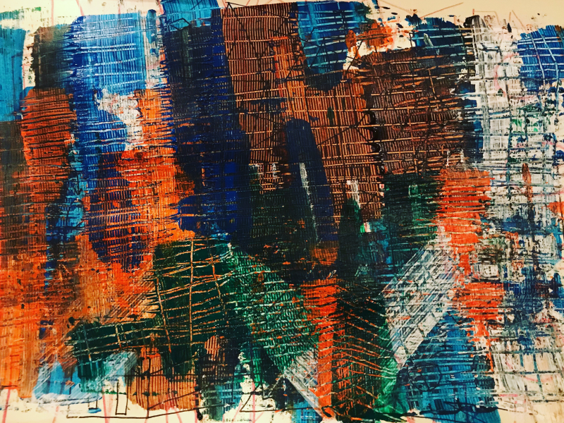 There is wine | Mixed media on acid-free paper | 21x29.7cm | 2019
