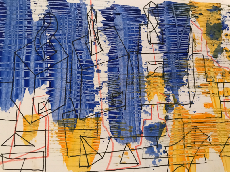 Growth, 2018 | Mixed media on paper 190 g/m2 | 14x21.6cm