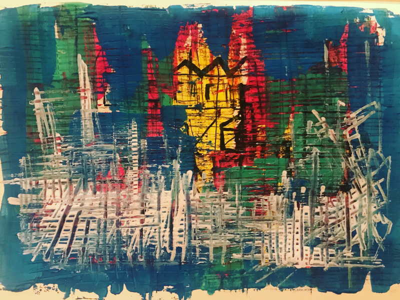 The place | Mixed media on paper | 21 x 29.7 cm | 2019