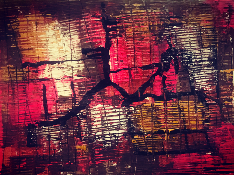 Escape | Mixed media on paper | 21 x 29.7 cm | 2019