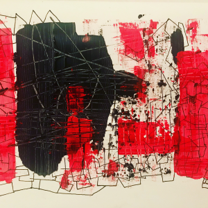 Bull not fight | Acrylic and ink on paper | 21x29.7cm | 2019