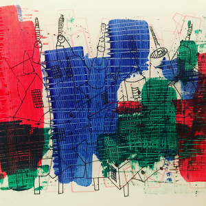 Breathing habitat | Acrylic and ink on paper | 21x29.7cm | 2019