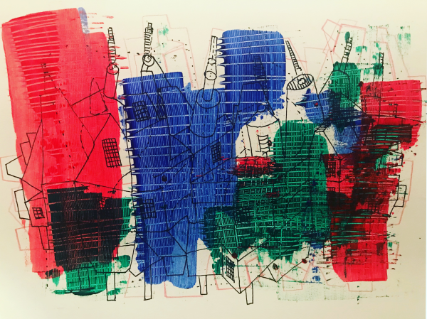 Breathing habitat | Acrylic and ink on paper | 21x29.7cm | 2019