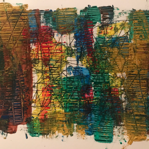 Encountered | Acrylic and ink on paper | 14x21.6cm | 2018