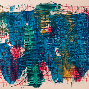 Inner boundaries | Mixed media on paper | 2019