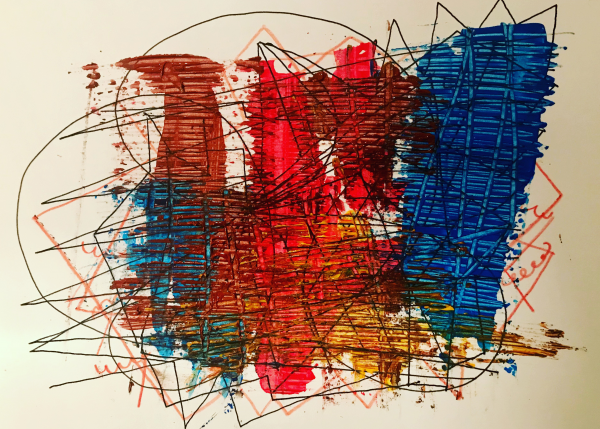 Starting point | Mixed media on paper | 14x21.6cm | 2018