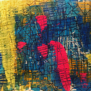 The house | Mixed media on paper | 21 x 29.7 cm | 2019Escape | Mixed media on paper | 21 x 29.7 cm | 2019