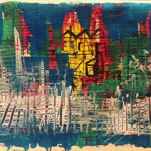 The place | Mixed media on paper | 21 x 29.7 cm | 2019