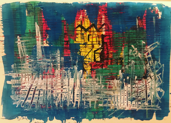 The place | Mixed media on paper | 21 x 29.7 cm | 2019